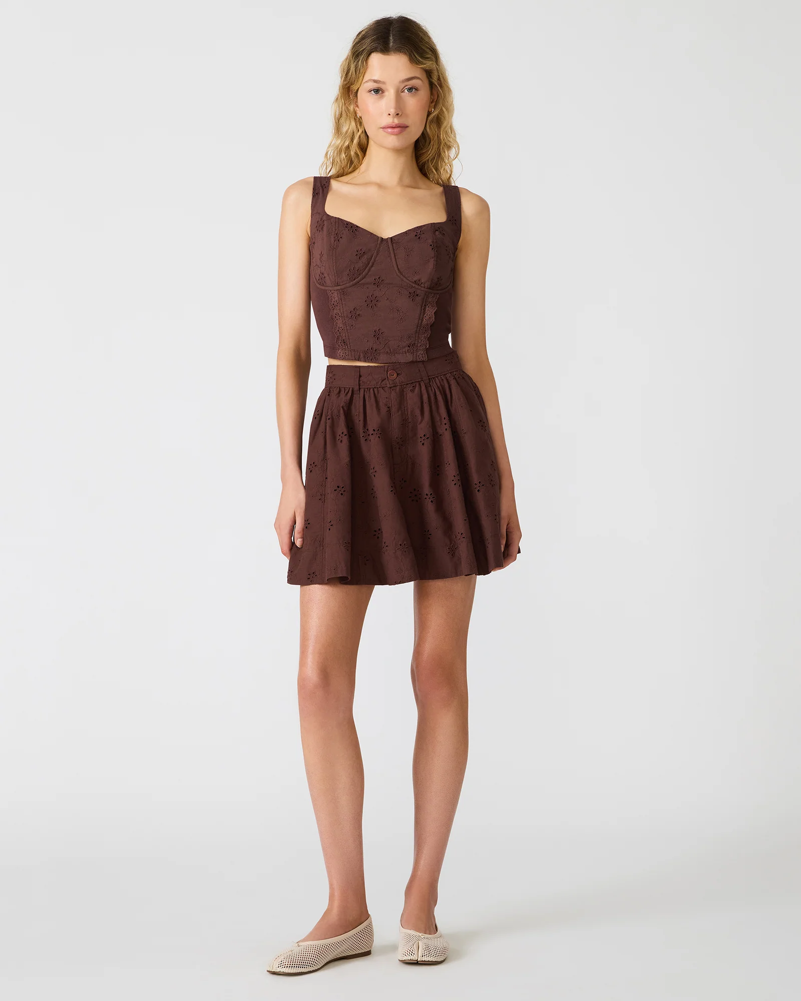 DIXIE KNIT TOP WALNUT - Image 2