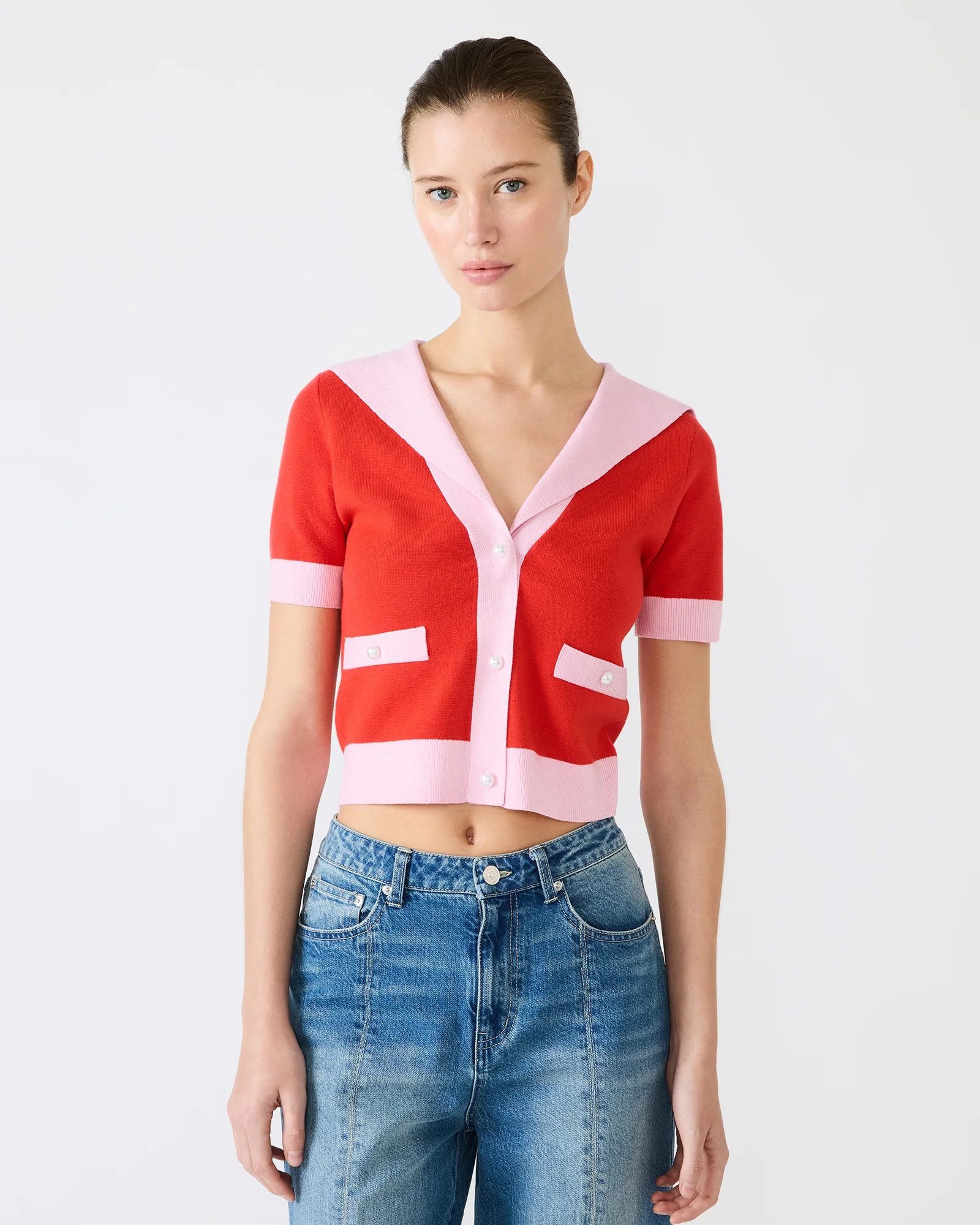 ADEN SWEATER SCOOTER RED - Image 2