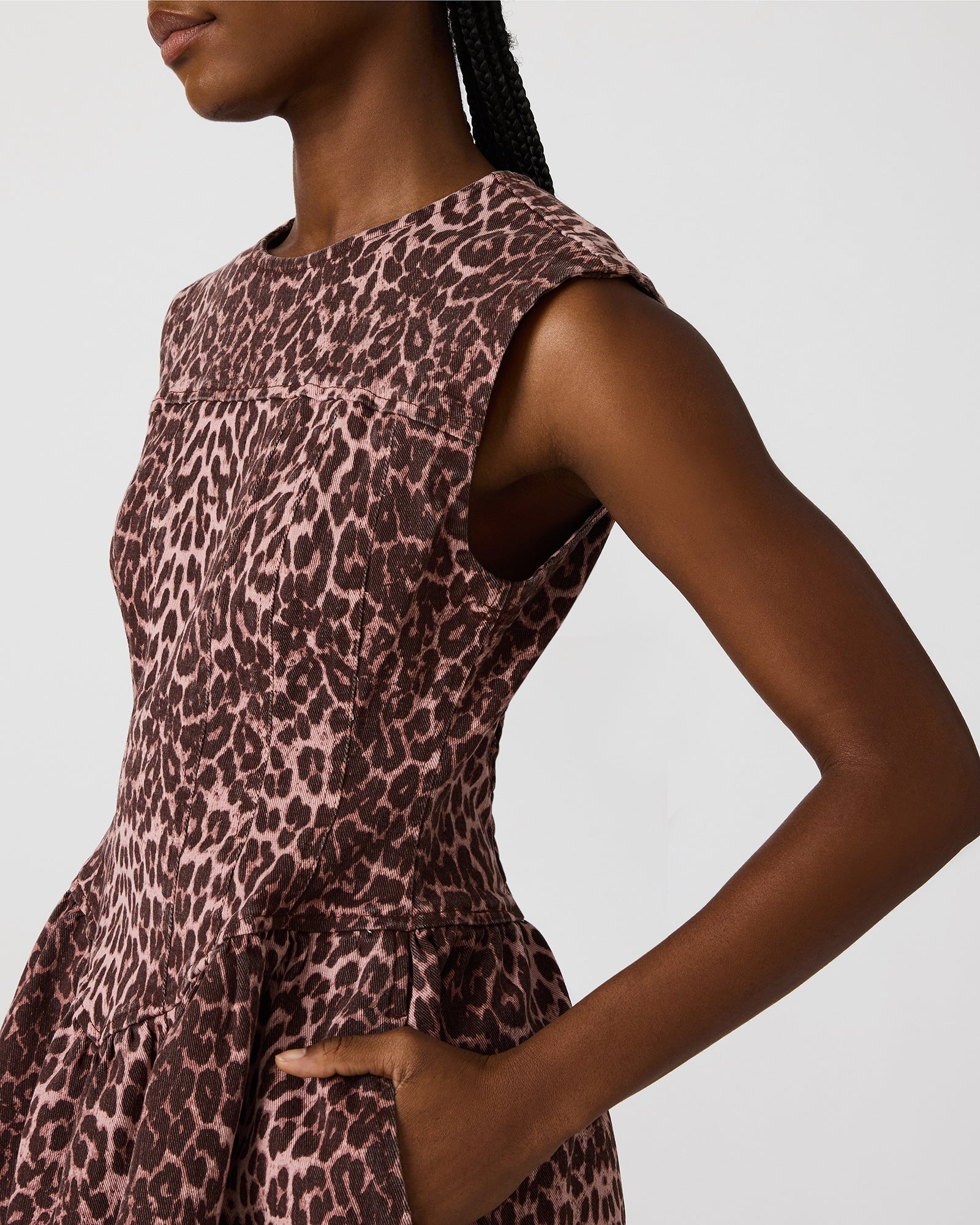 IRINNA DRESS HOT SPOTS PRINT - Image 4