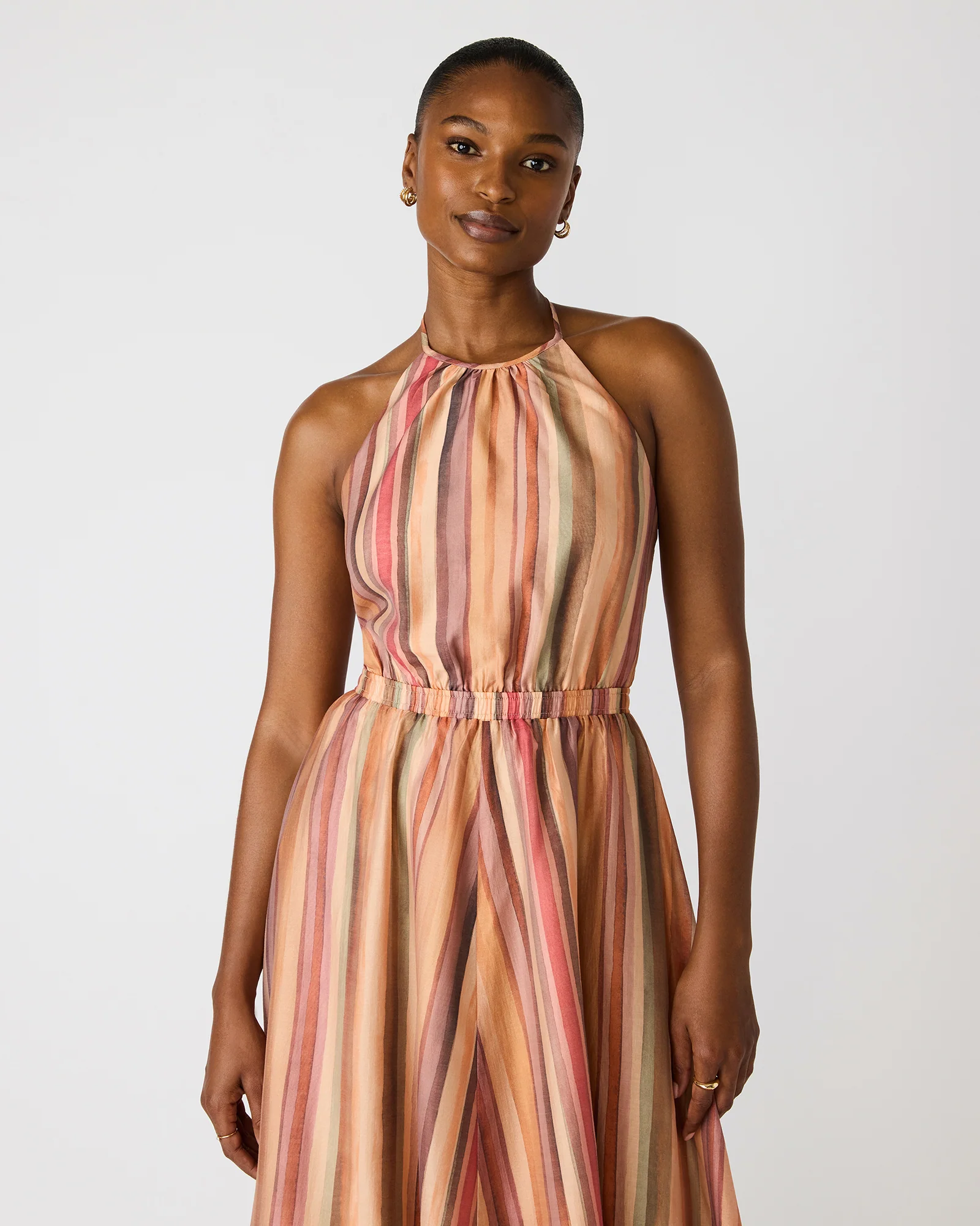 DALINA DRESS STRIPE MULTI - Image 5