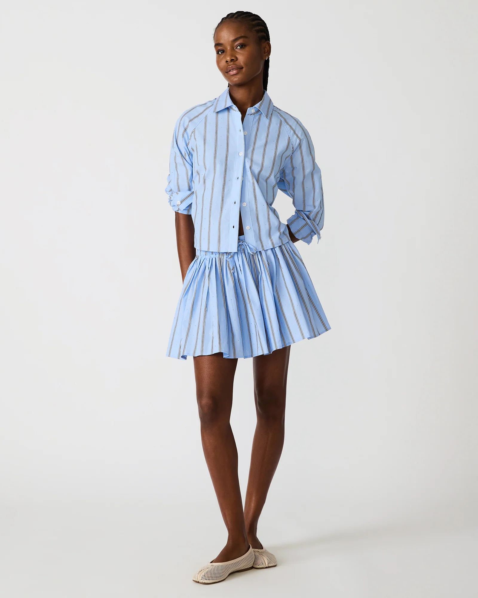 TYRIA SKIRT ESTATE BLUE
