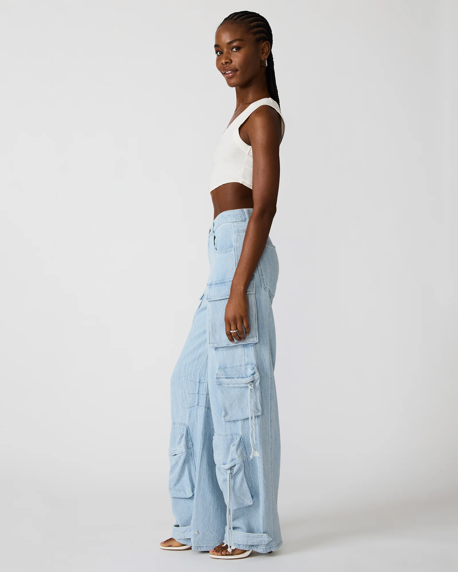 DUO PANT FADED BLUE DENIM - Image 3