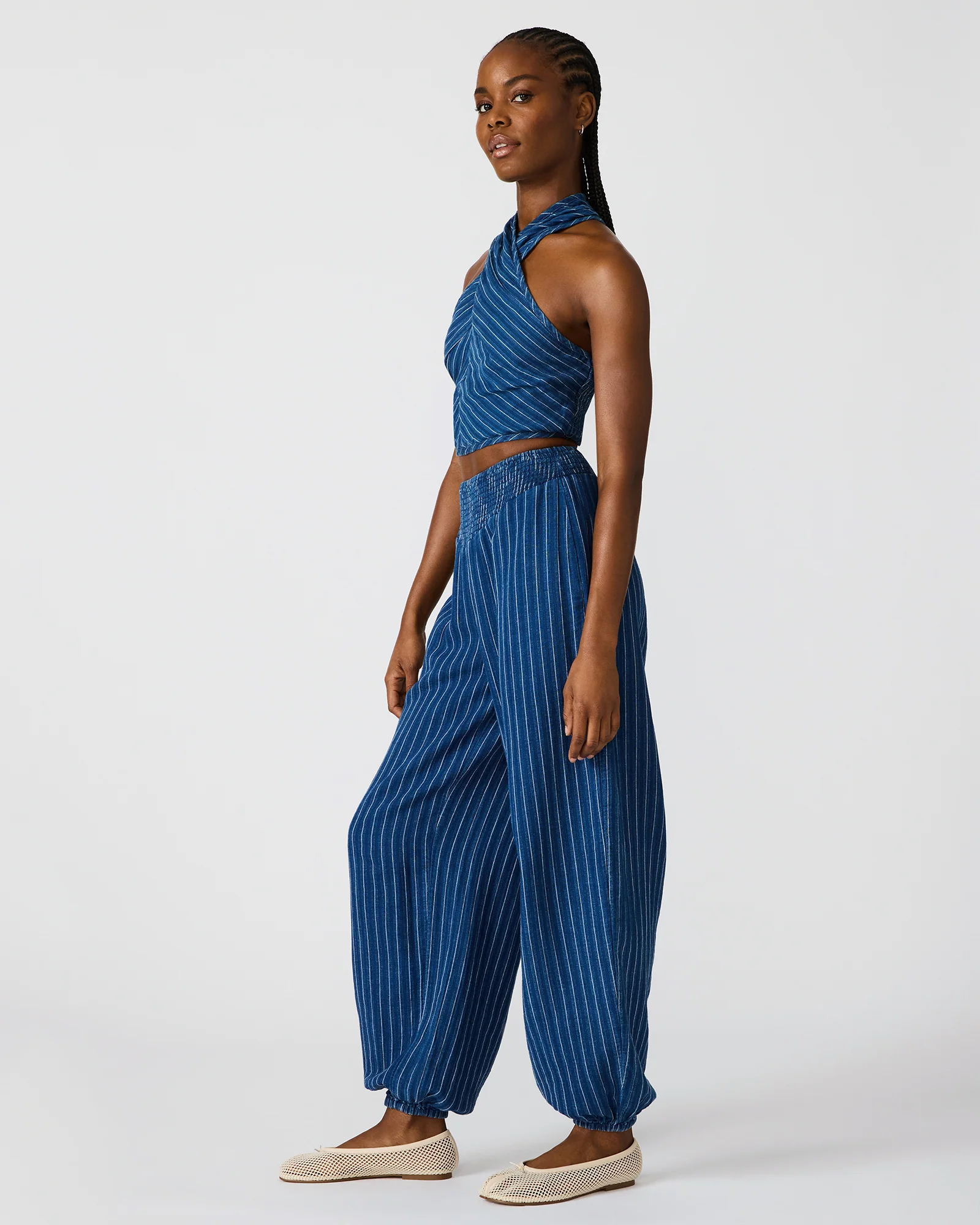 TILLIE PANT MIXED INDIGO - Image 3