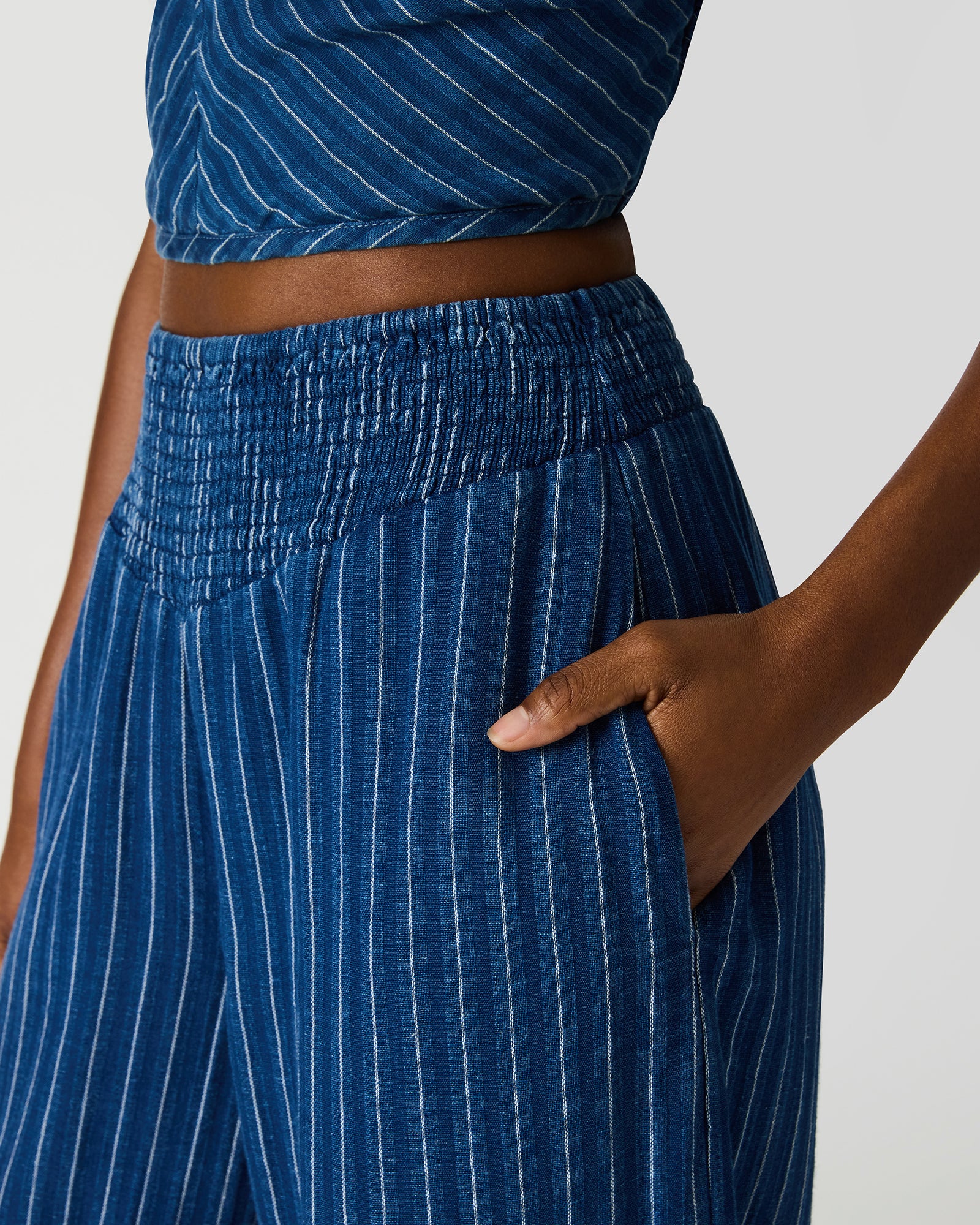 TILLIE PANT MIXED INDIGO - Image 4