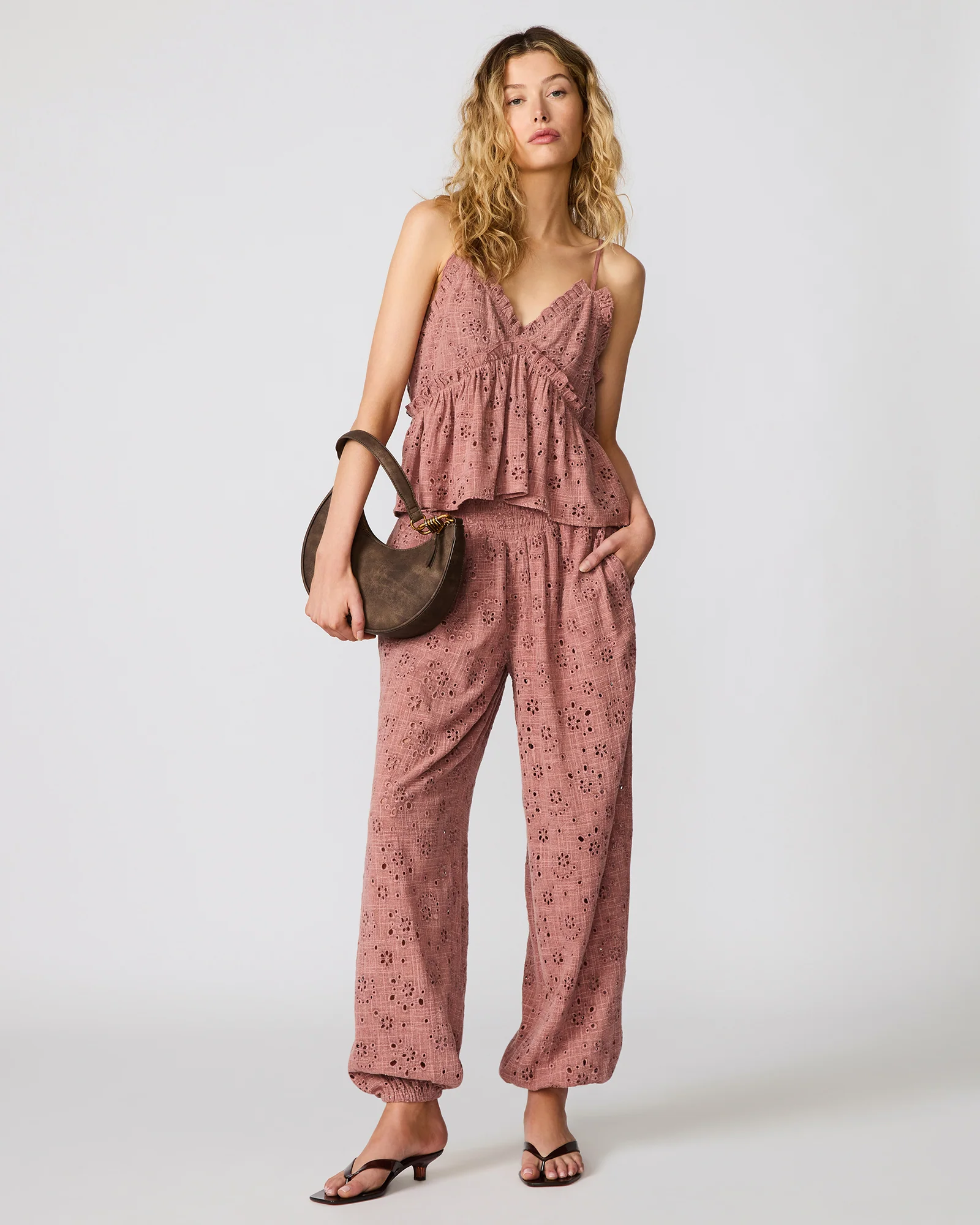 BRYNA TOP BURNT CORAL