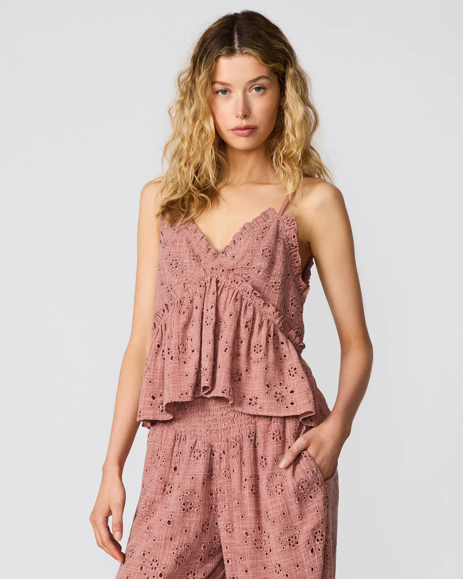 BRYNA TOP BURNT CORAL - Image 3