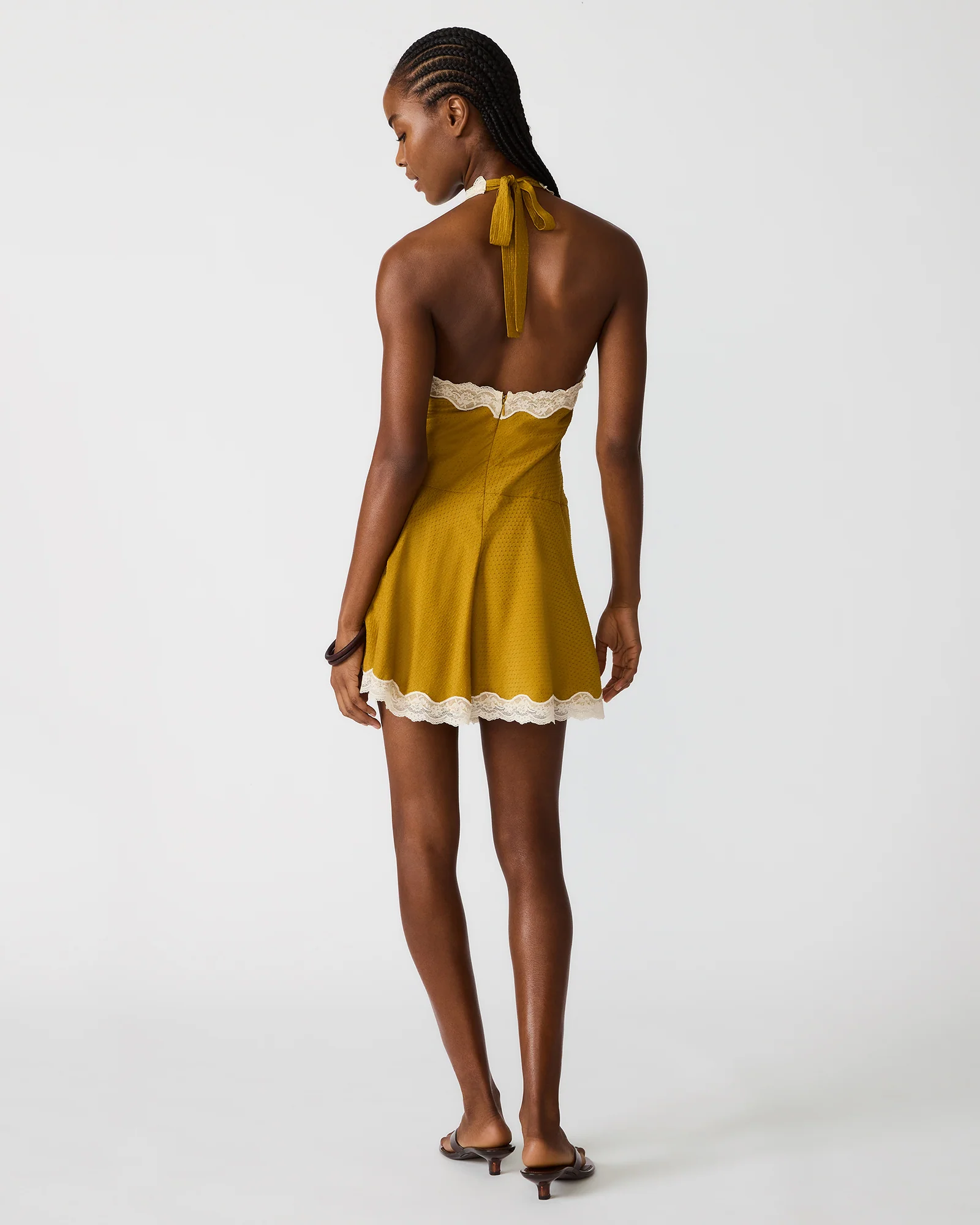 LIZA DRESS THYME GREEN - Image 5