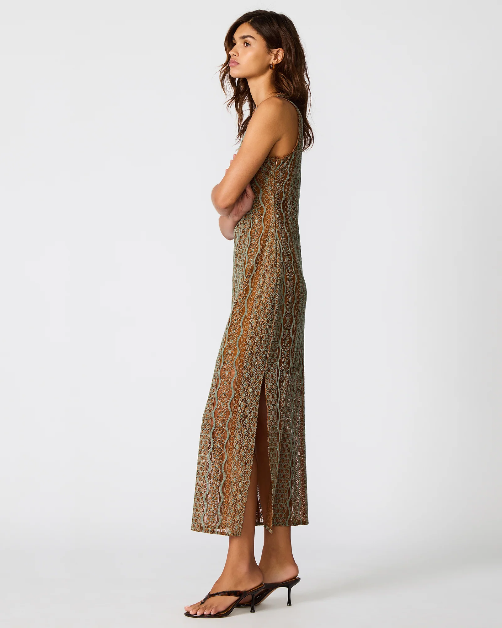 NYSSA DRESS RUST MULTI - Image 3