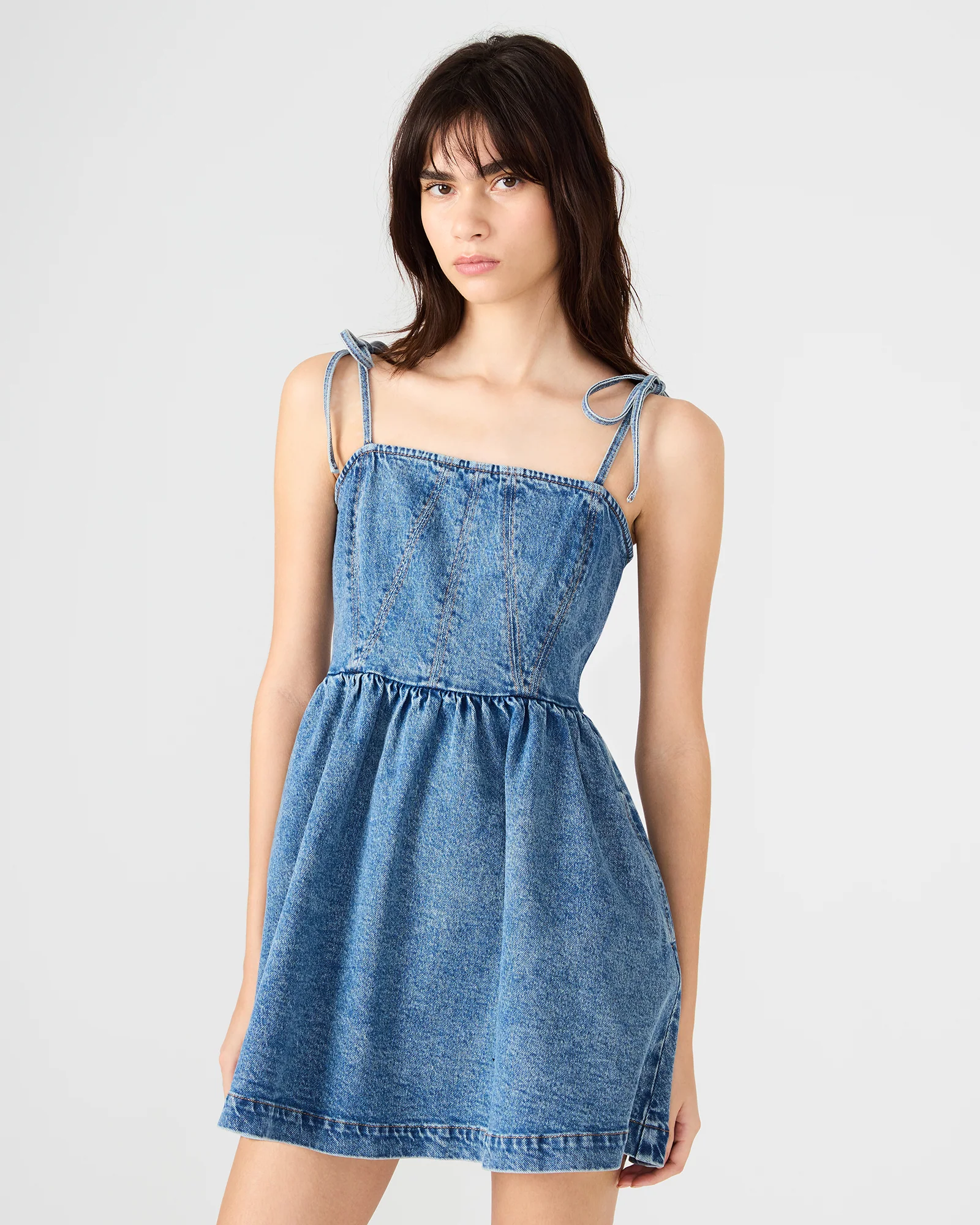 MEAGHAN DRESS BLUE HEATHER - Image 2