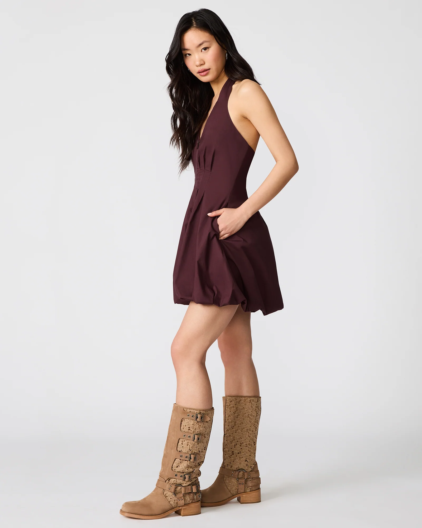 DIANNA DRESS CHOCOLATE - Image 3