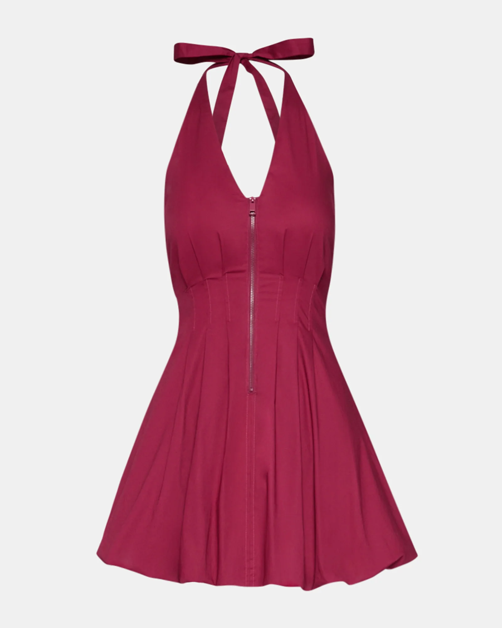 DIANNA DRESS DARK RED - Image 7