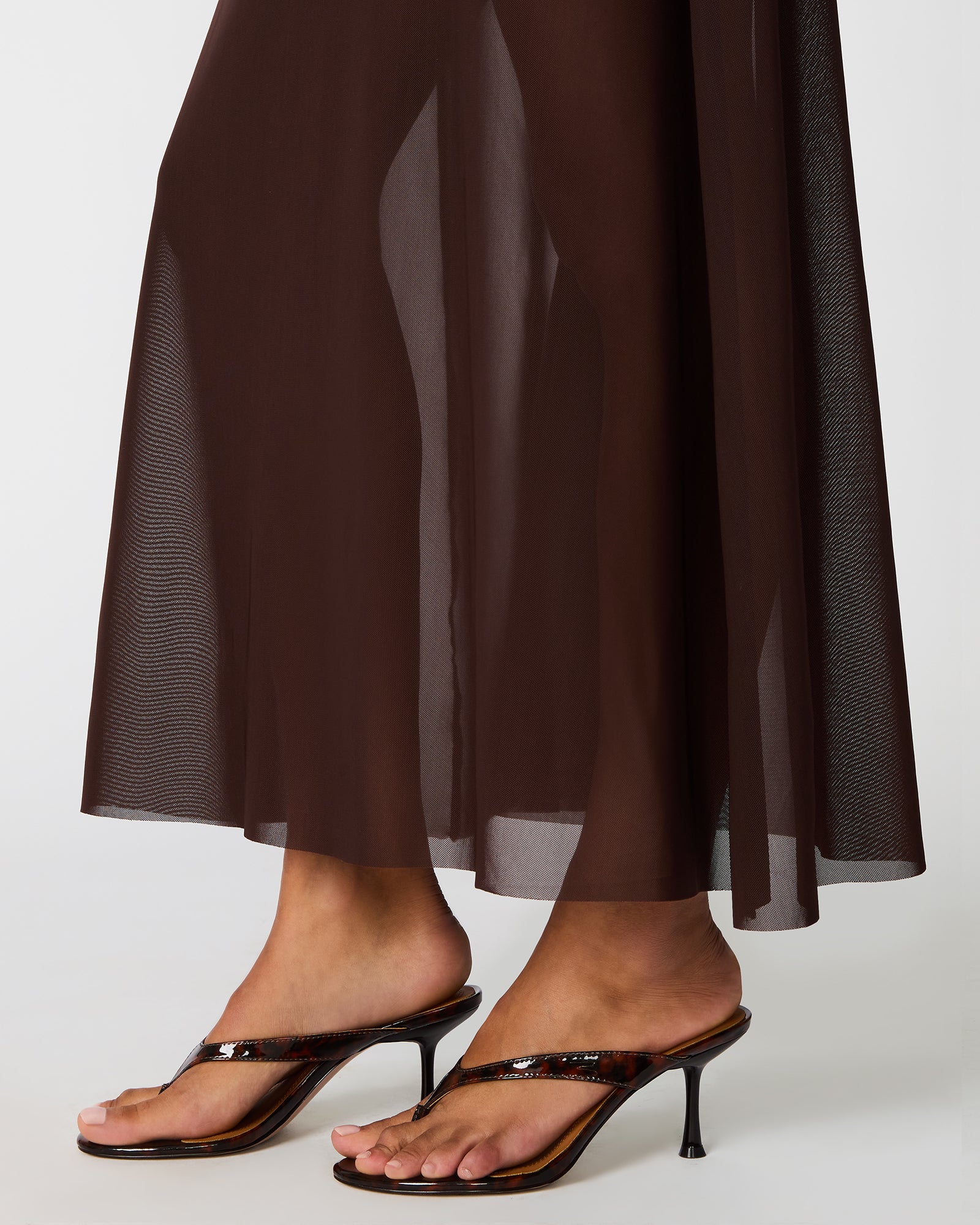 SHARLENE DRESS CHICORY COFFEE - Image 4