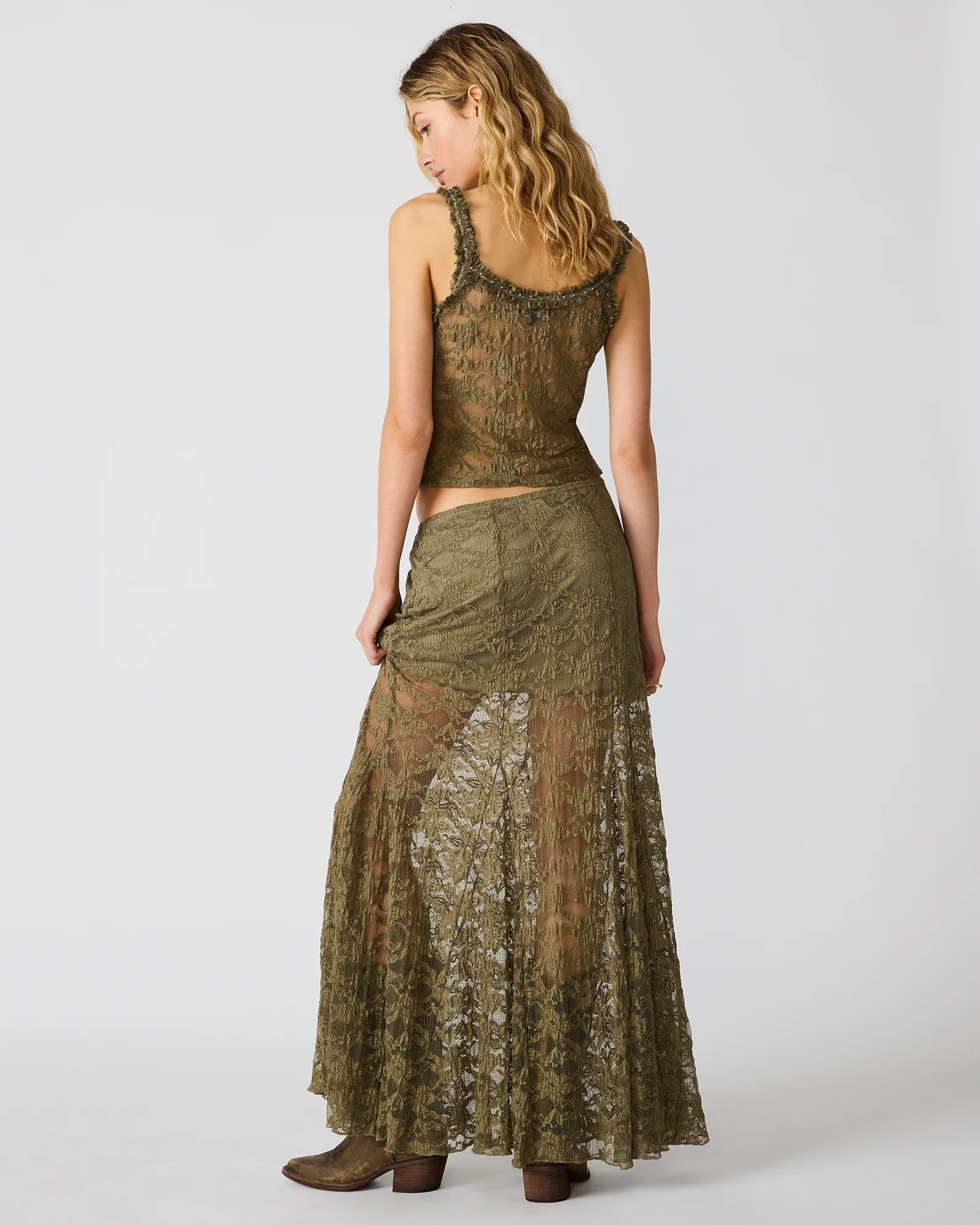 MIRABEL SKIRT MOUNTAIN GREEN - Image 5