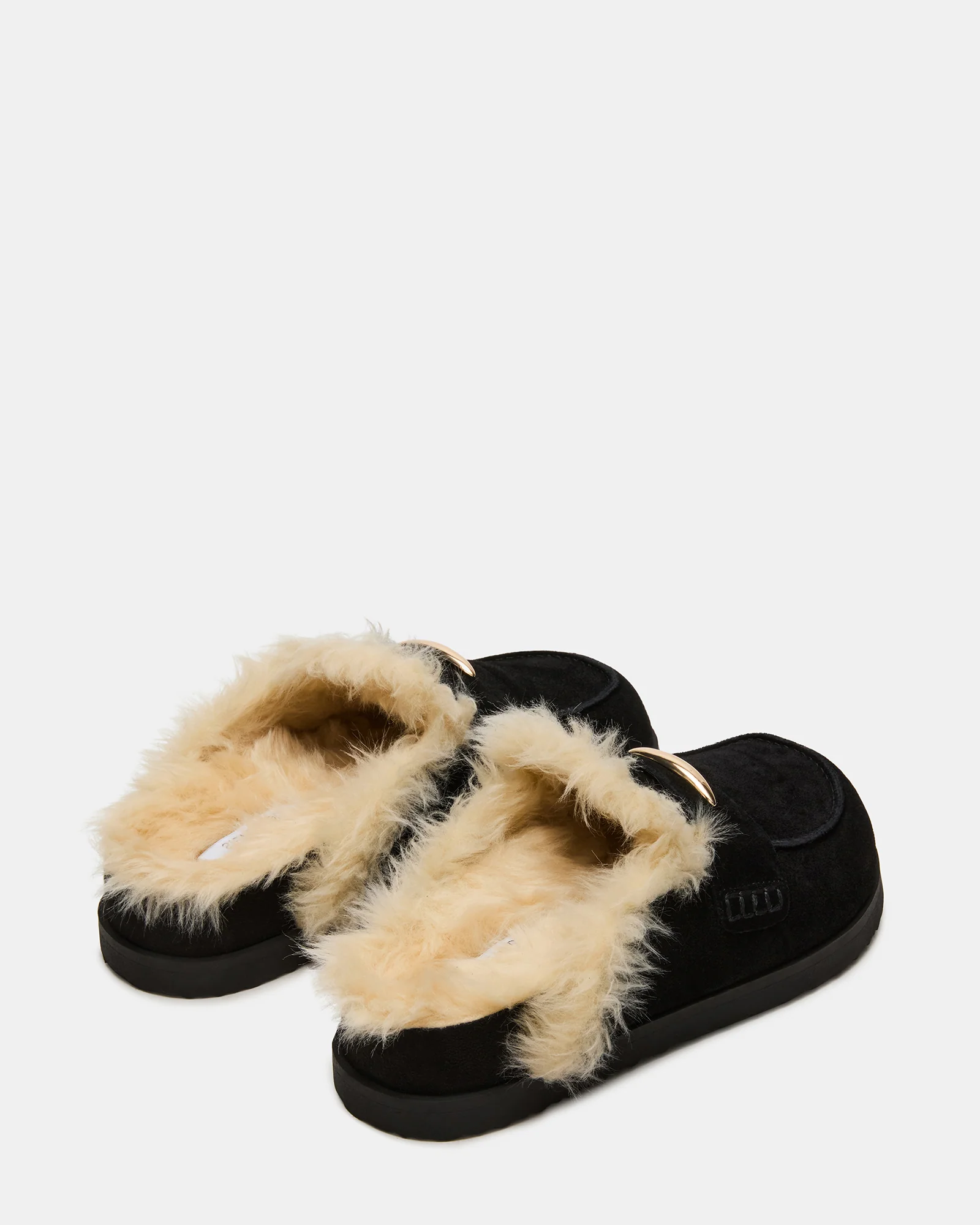 TOBIN FAUX FUR BLACK SUEDE - Image 5