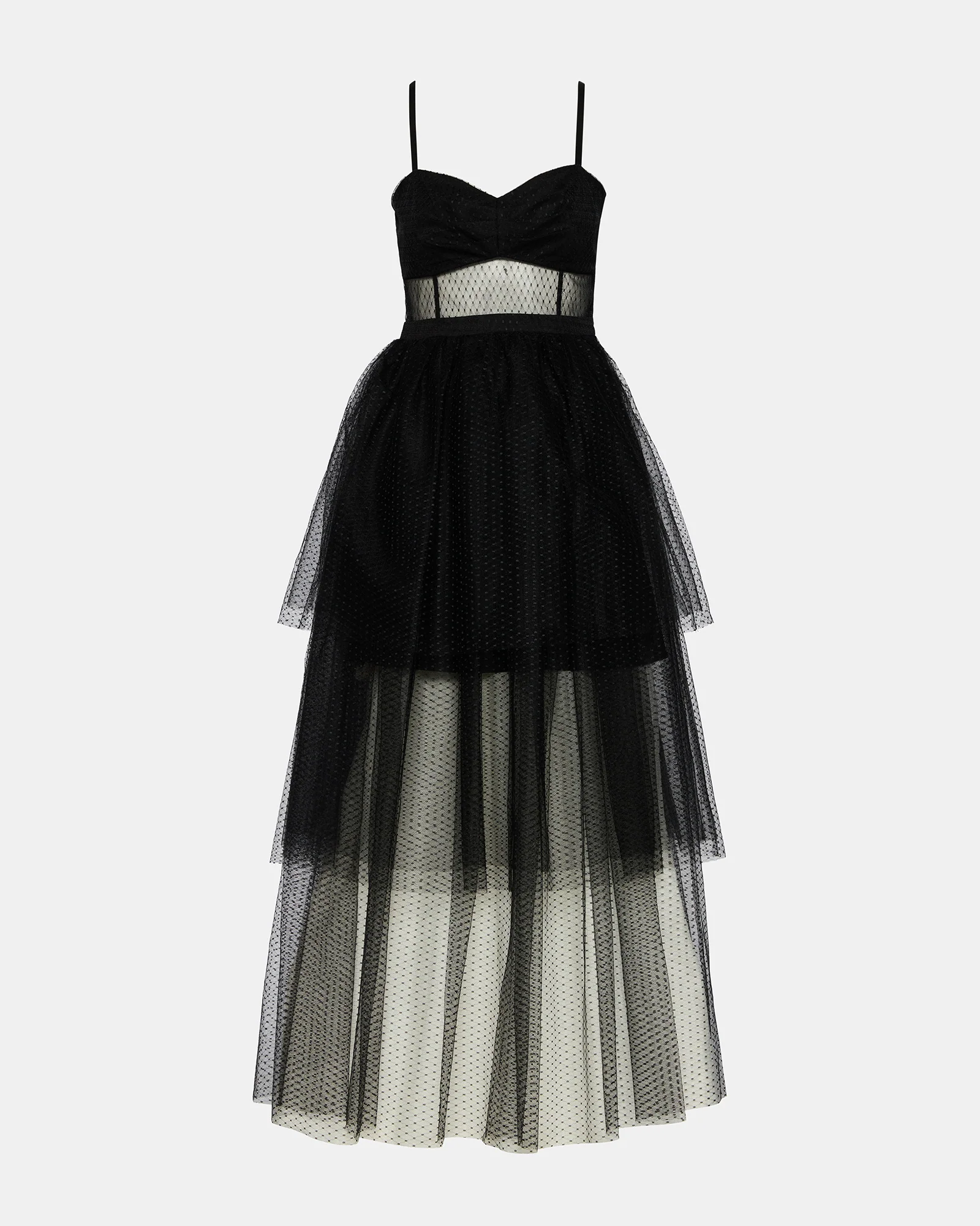 EMILY TULLE DRESS BLACK - Image 7