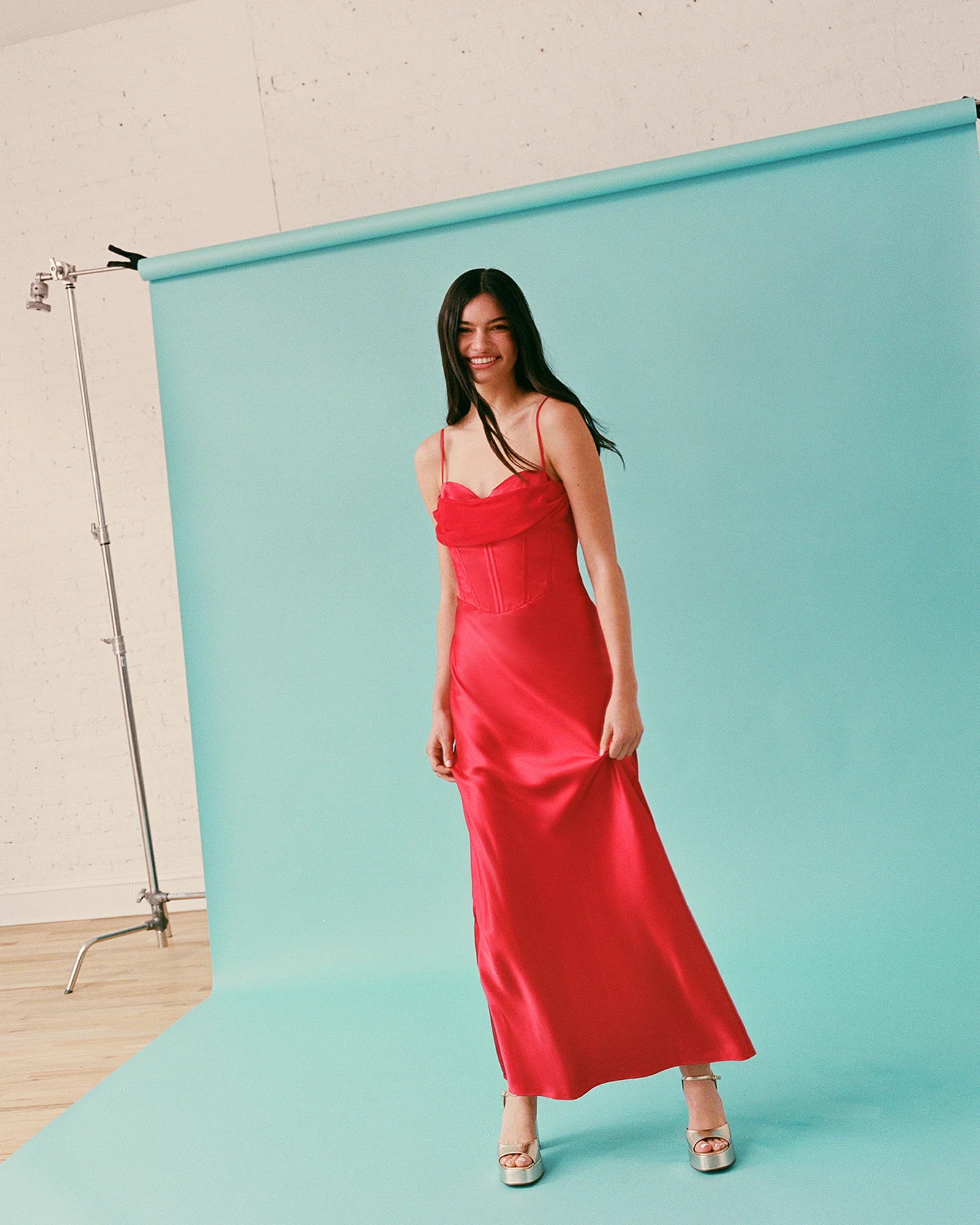 CARMELA DRESS RED - Image 6